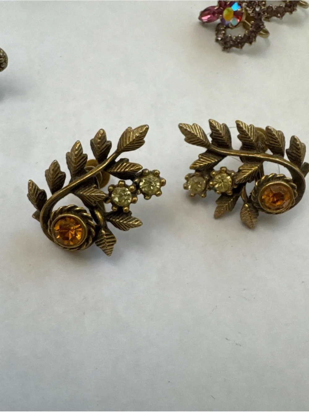 7 Pair of Vintage Screw-On Earrings